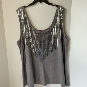 Pure Energy  Women's Size 4X Tank Top  Sequines